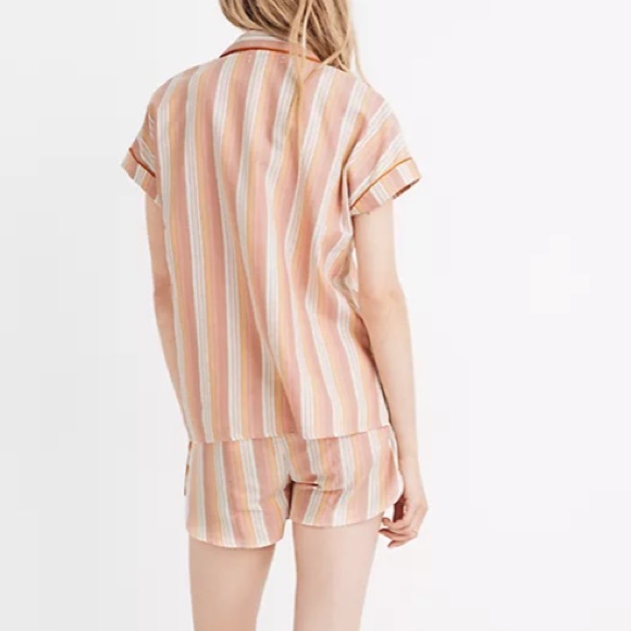 Bedtime Pajama Top in Rainbow Stripe - Picture 3 of 7